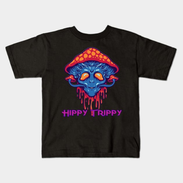 Hippy Trippy Kids T-Shirt by Morrigan Austin